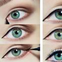 Drawing perfect arrows on the eyes - types of arrows for the eyes, video and photos step by step